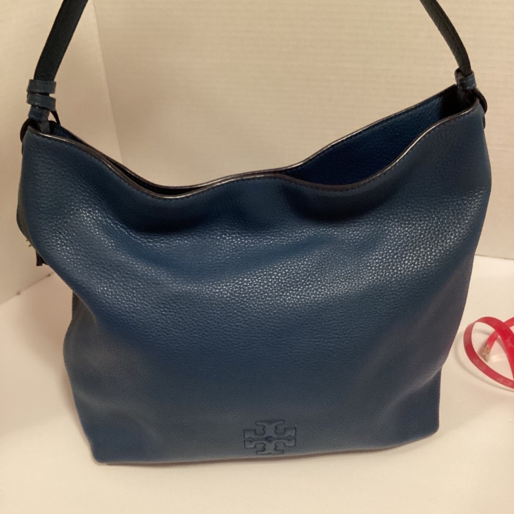 EUC Tory Burch Blue Hobo Bag